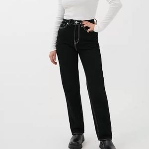 BDG High-Waisted Cowboy Jean Black Denim